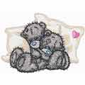 Bear we sleep machine embroidery design